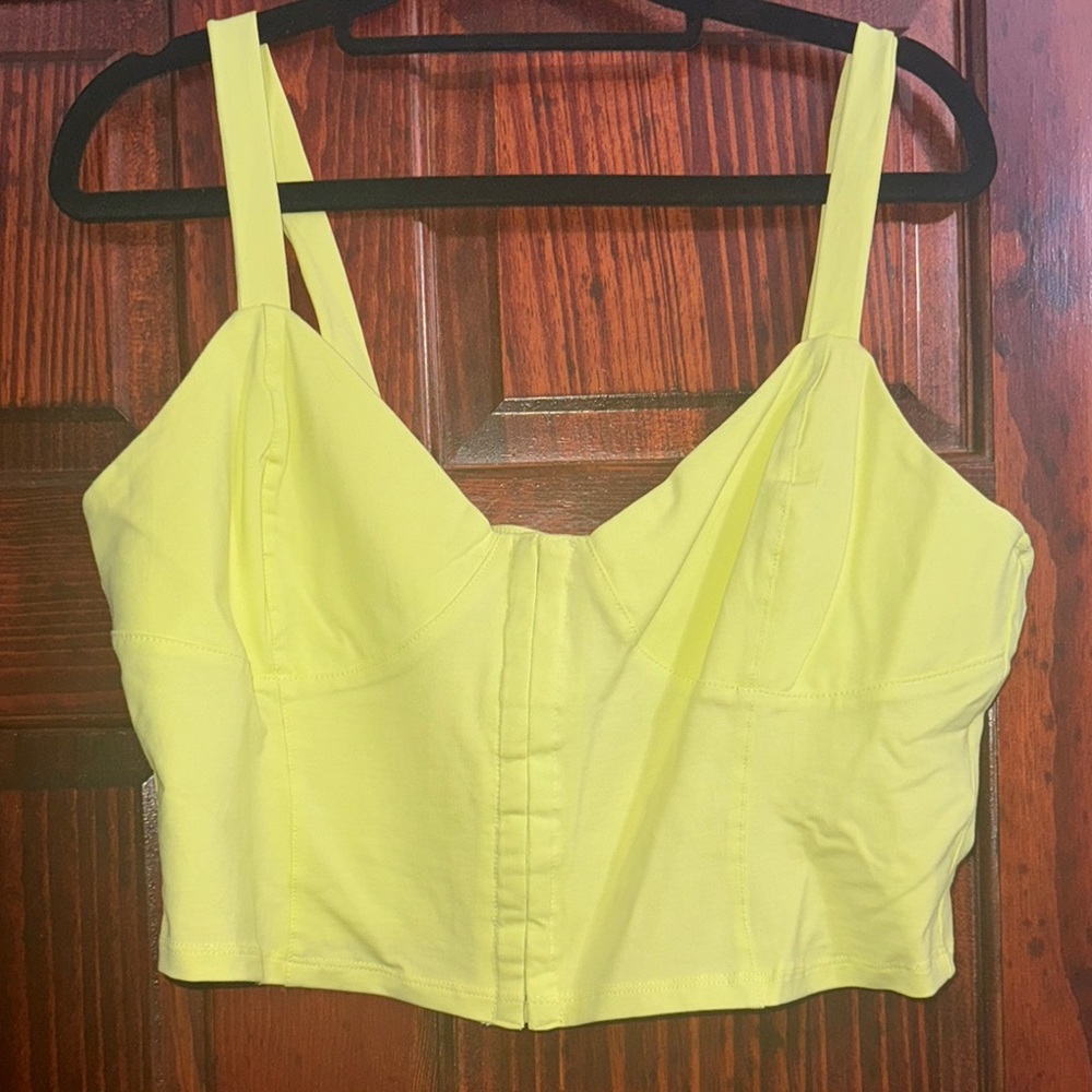 BB Dakota Steve Madden Neon Yellow Top
